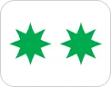 2 Estrellas verdes