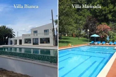 Villa Marinada y villa Bianca